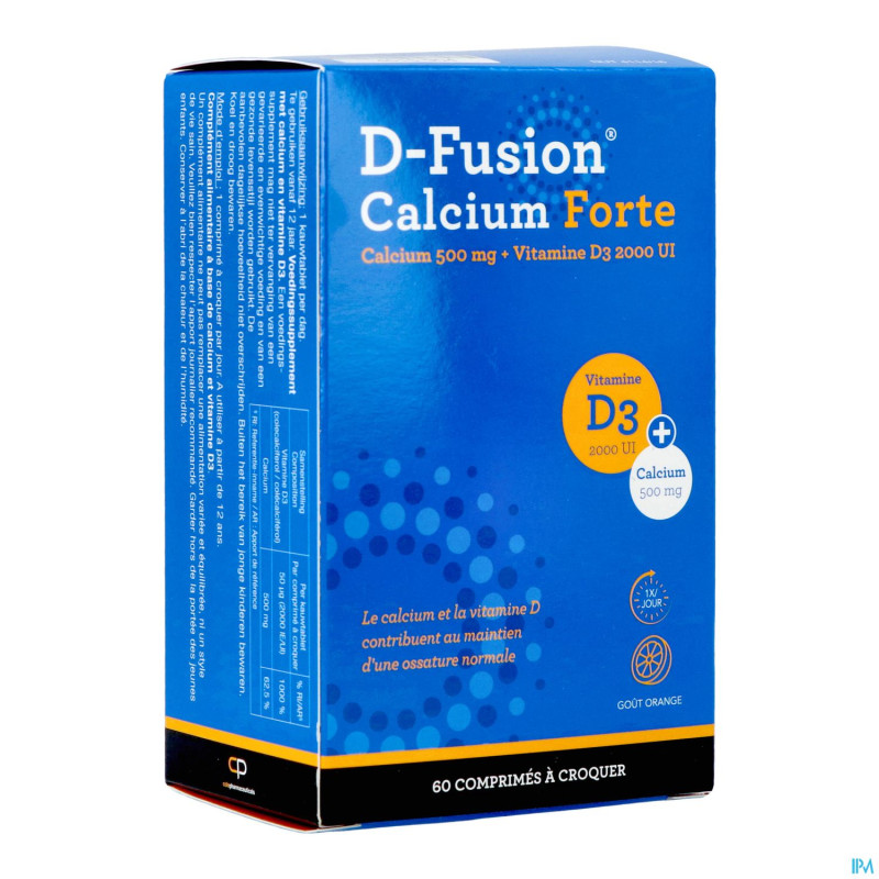 D-fusion calcium forte 500/2000    comp croq 60
