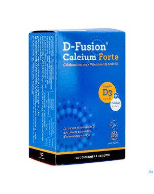 D-fusion calcium forte 500/2000    comp croq 60