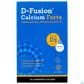 D-fusion calcium forte 500/2000    comp croq 60