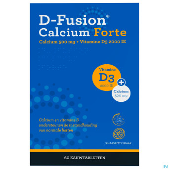 D-fusion calcium forte 500/2000    comp croq 60