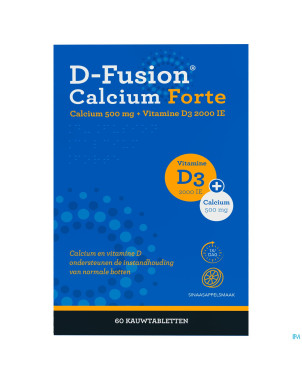 D-fusion calcium forte 500/2000    comp croq 60