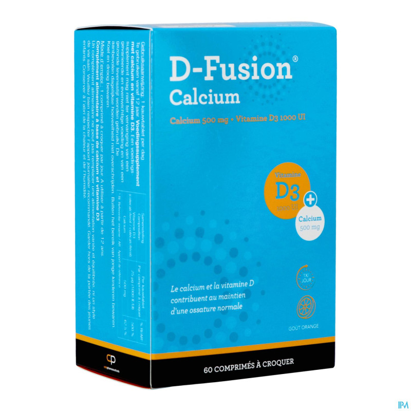 D-fusion calcium 500/1000    comp croq 60