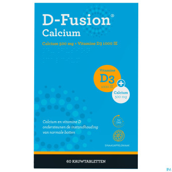 D-fusion calcium 500/1000    comp croq 60