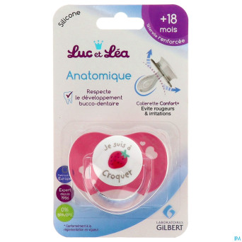 Luc&lea sucette ana 18m+ croquer anneau nf