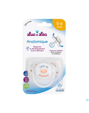 Luc&lea sucette ana 0-6m maman anneau nf