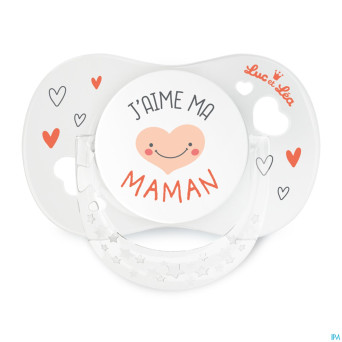 Luc&lea sucette ana 0-6m maman anneau nf