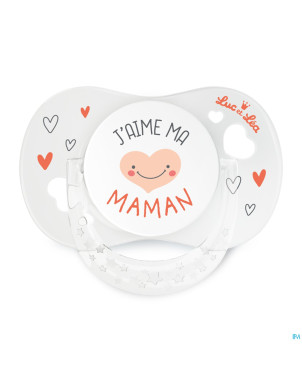 Luc&lea sucette ana 0-6m maman anneau nf