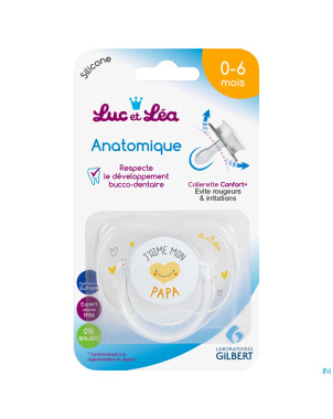 Luc&lea sucette ana 0-6m papa anneau nf
