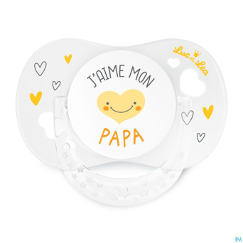 Luc&lea sucette ana 0-6m papa anneau nf
