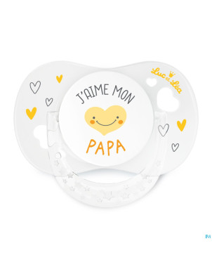 Luc&lea sucette ana 0-6m papa anneau nf
