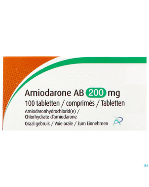 Amiodarone ab 200mg comp 100