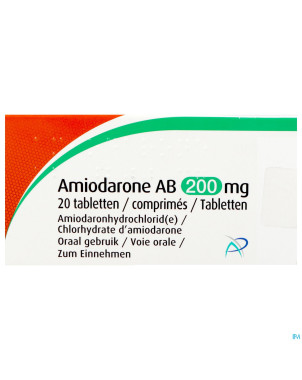 Amiodarone ab 200mg comp  20