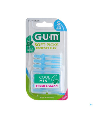 Gum softpicks comfort flex mint s    40