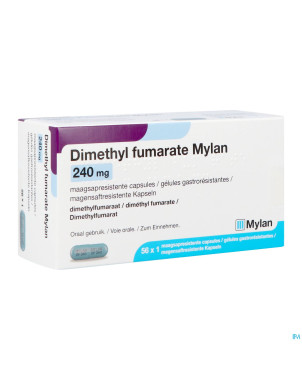Dimethyl fumarate mylan 240mg gastrores. caps  56