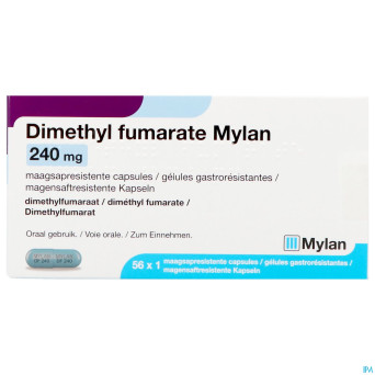 Dimethyl fumarate mylan 240mg gastrores. caps  56