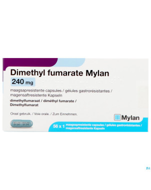 Dimethyl fumarate mylan 240mg gastrores. caps  56