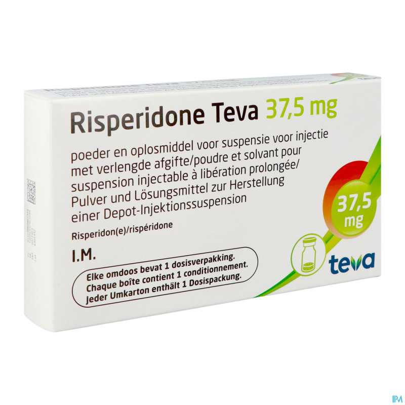Risperidone teva pdr+solv susp inj lib.prol.37,5mg