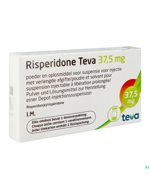 Risperidone teva pdr+solv susp inj lib.prol.37,5mg