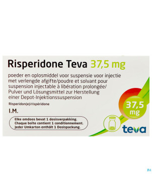 Risperidone teva pdr+solv susp inj lib.prol.37,5mg
