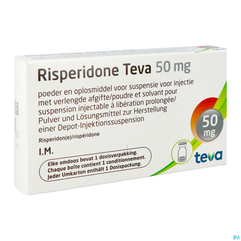 Risperidone teva pdr+solv susp inj lib.prol.  50mg