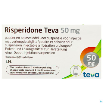 Risperidone teva pdr+solv susp inj lib.prol.  50mg