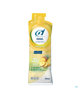 6d sixd isogel + caffeine pineapple    60ml