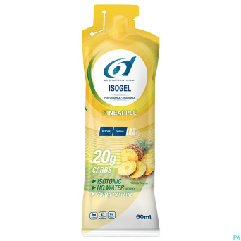 6d sixd isogel + caffeine pineapple    60ml