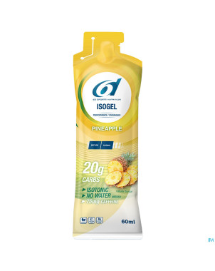 6d sixd isogel + caffeine pineapple    60ml