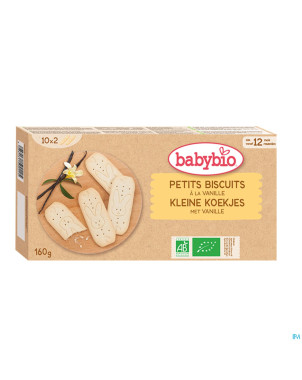 Babybio biscuits bebe vanille    +12m 160g