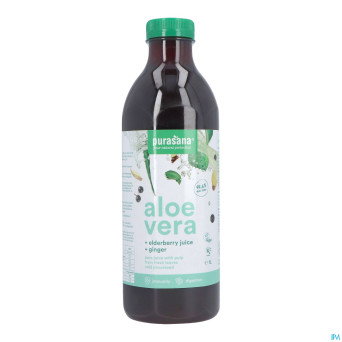 Purasana vegan aloe vera+elderberry+ginger juice1l