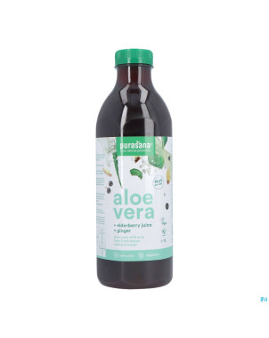Purasana vegan aloe vera+elderberry+ginger juice1l