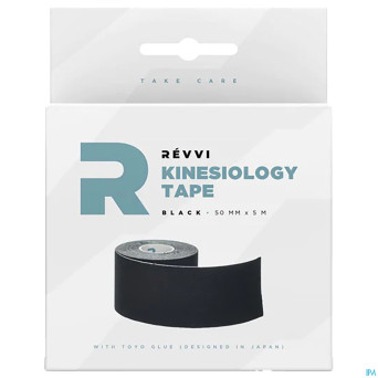 Ruban de kinesiologie noir 50mmx5m