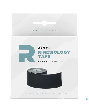 Ruban de kinesiologie noir 50mmx5m