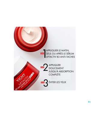 Vichy liftactiv creme b3 a/taches brunes ip50 50ml
