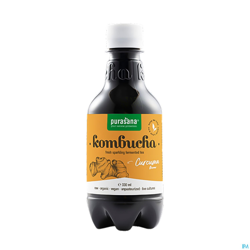 Purasana vegan kombucha curcuma bio    330ml