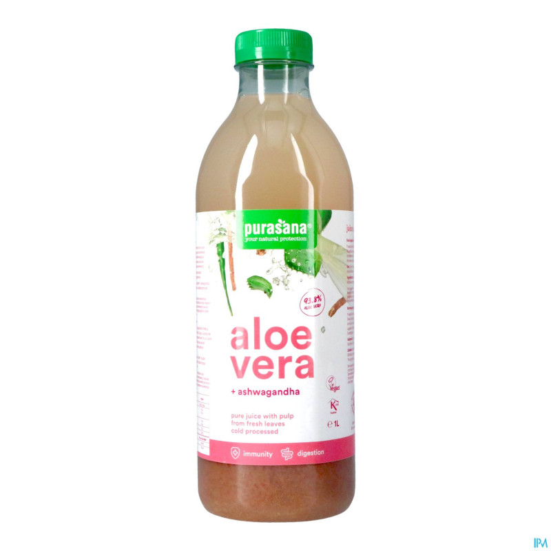 Purasana vegan aloe vera + ashwagandha    1l