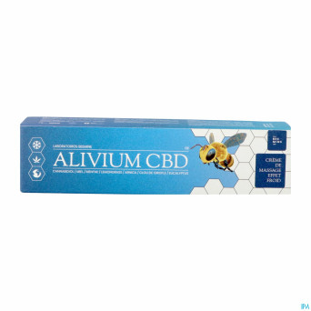Beemine lab alivium cbd creme massage froid   75ml
