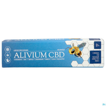 Beemine lab alivium cbd creme massage froid   75ml