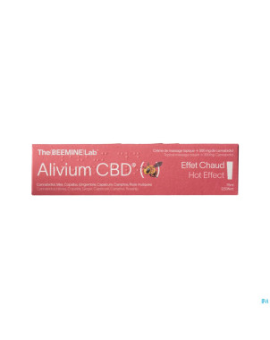 Beemine lab alivium cbd creme massage chaud   75ml