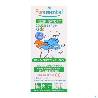 Puressentiel respiratoire sirop enfant toux  140ml