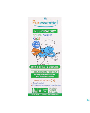 Puressentiel respiratoire sirop enfant toux  140ml