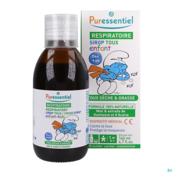 Puressentiel respiratoire sirop enfant toux  140ml