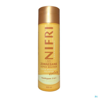 Nifri super bronzant solarion type peau 3&4  200ml