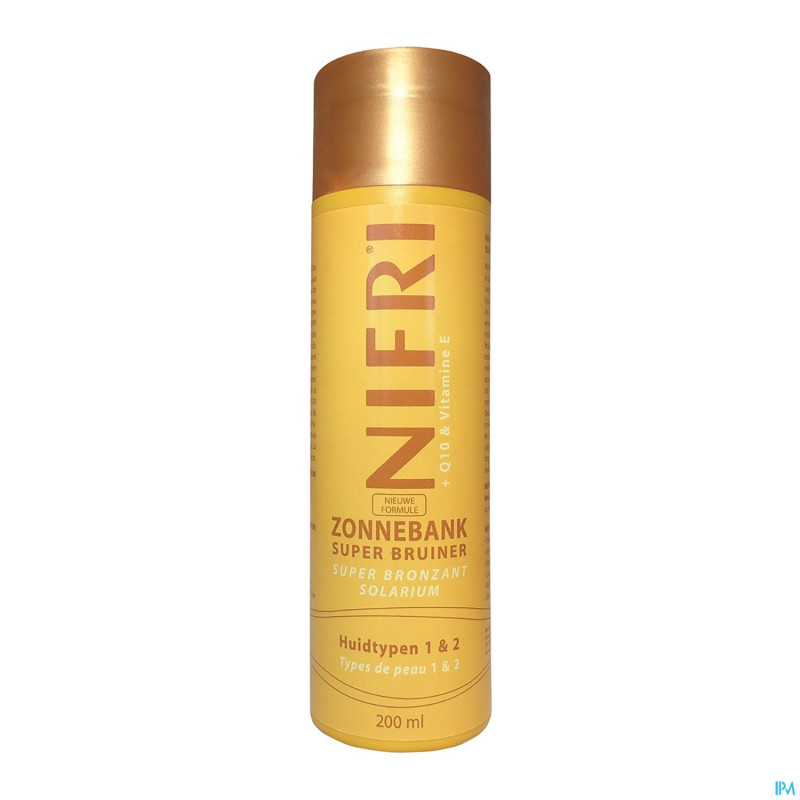 Nifri super bronzant solarion type peau 1&2  200ml