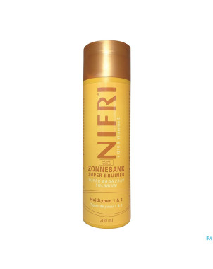Nifri super bronzant solarion type peau 1&2  200ml