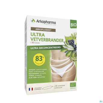 Arkofluides ultra bruleur graisse bio  amp 30x10ml
