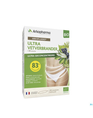 Arkofluides ultra bruleur graisse bio  amp 30x10ml