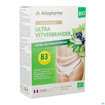 Arkofluides ultra bruleur graisse bio  amp 30x10ml