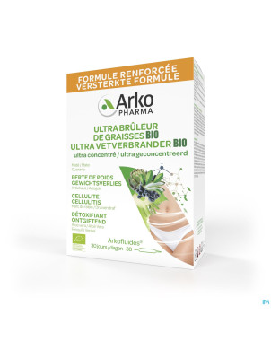 Arkofluides ultra bruleur graisse bio  amp 30x10ml