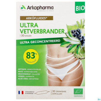 Arkofluides ultra bruleur graisse bio  amp 30x10ml